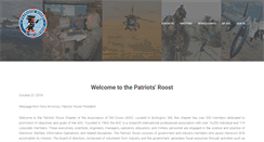 Desktop Screenshot of patriotsroostaoc.org