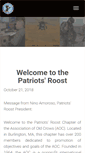 Mobile Screenshot of patriotsroostaoc.org